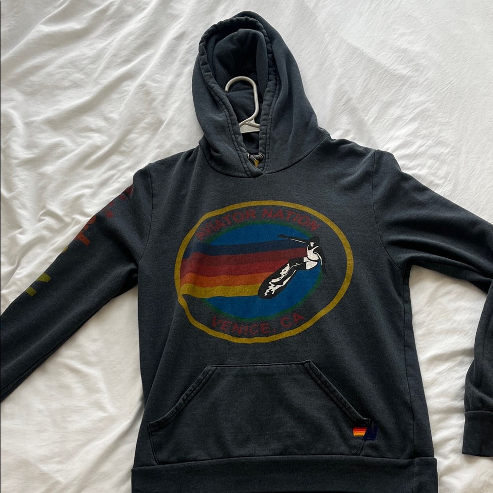 Women’s Aviator Nation lightweight hoodie- very good condition- lightly worn